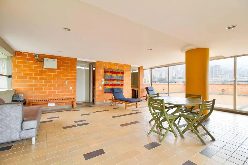 Brand New Studio Rose Park Poblado Lägenhet Medellín
